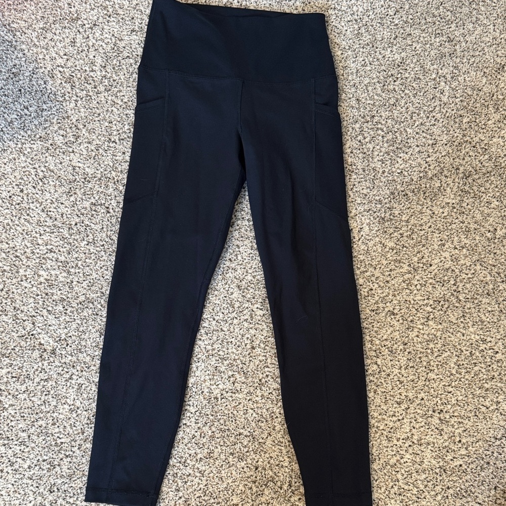 Yogalicious Lux Navy Leggings With Pockets